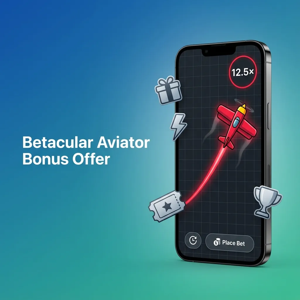 Betacular Aviator welcome bonus offer banner showing 100% first deposit bonus up to 10,000 INR for new players