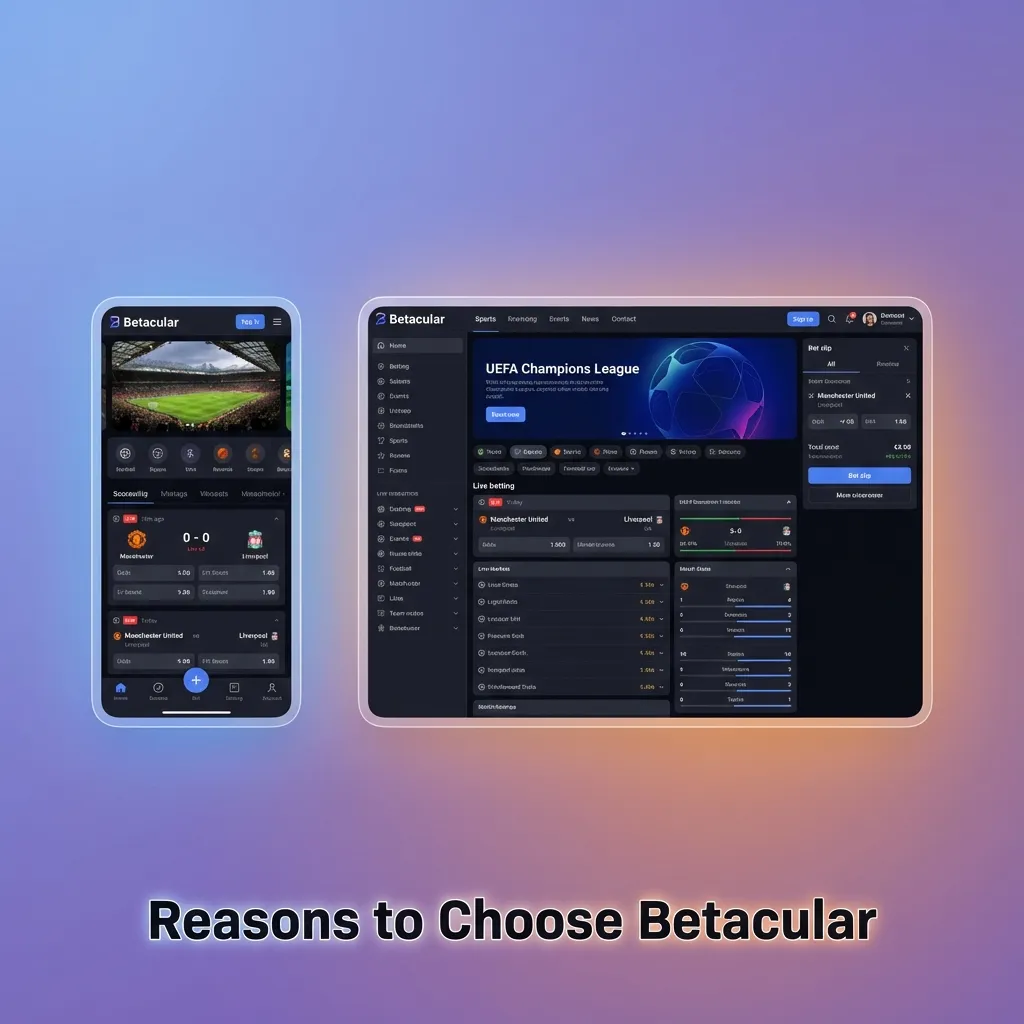 Infographic titled “Reasons to Choose Betacular” listing odds, India-friendly payments, casino variety, simple UI, and promotions