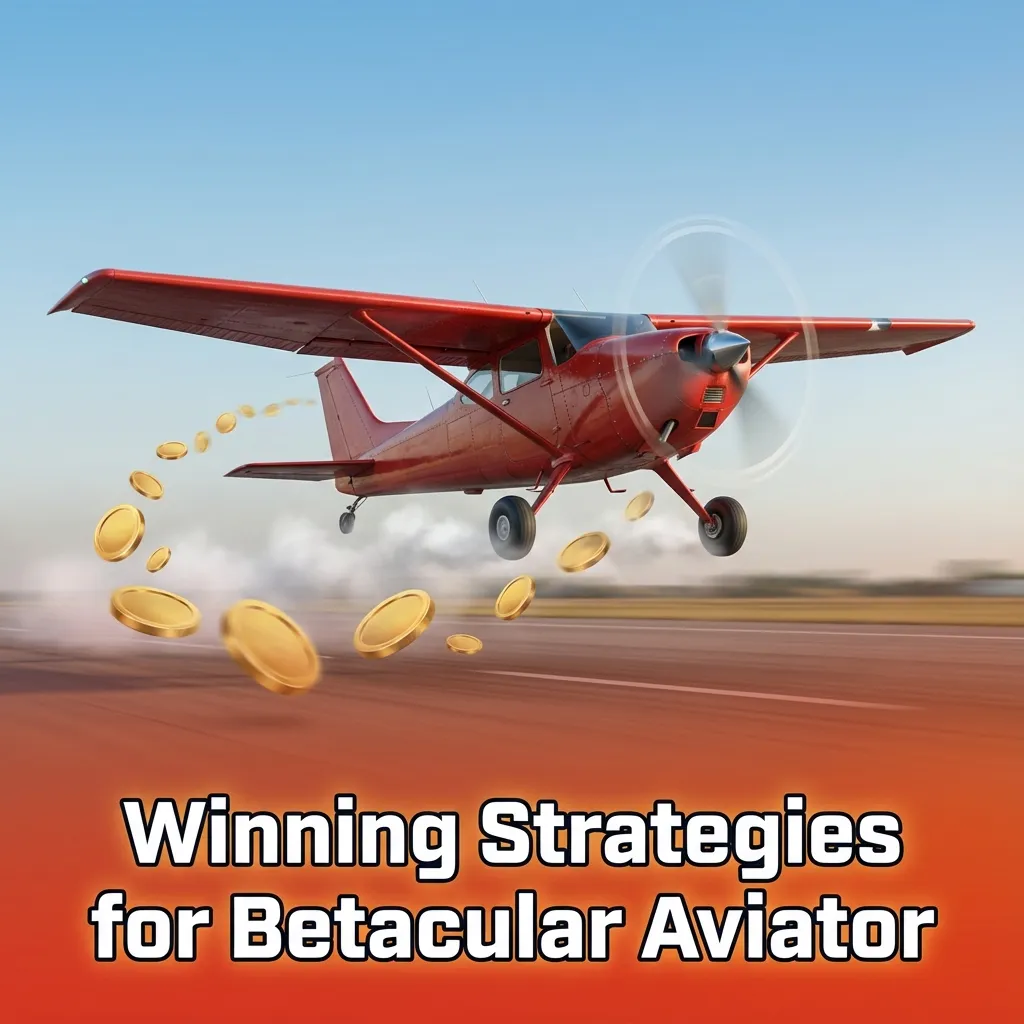 Illustrated Betacular Aviator game screen with rising plane and overlay text on risk management tips and disciplined betting strategies