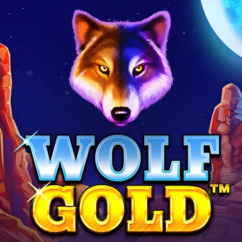 Play the medium-volatility Wolf Gold slot with stacked wilds, free spins, and money respins at Betacular.
